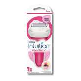 Schick Intuition Island Berry razor packaging on a white background